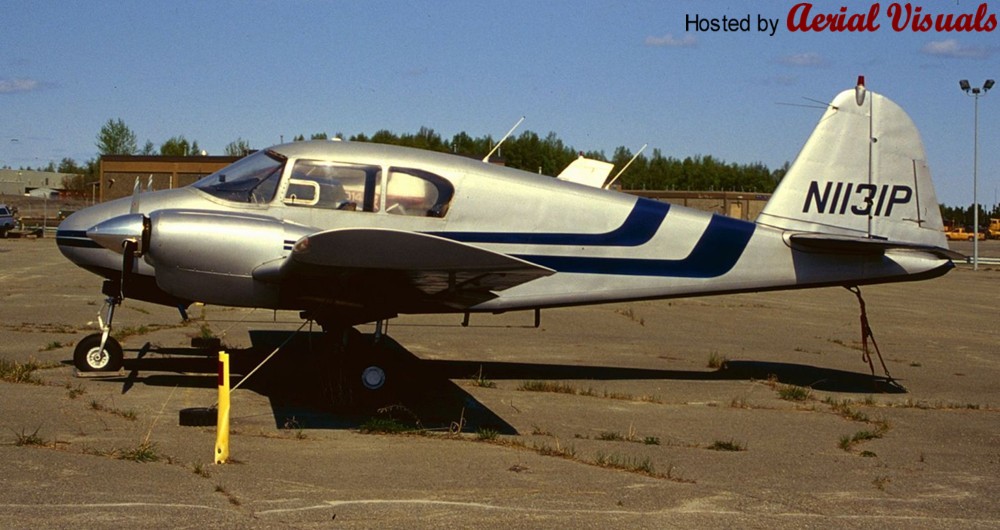 Aerial Visuals - Airframe Dossier - Piper Apache B, C/N 23-141, C/R N1131p