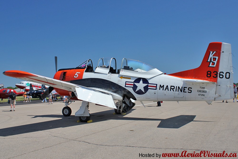 Aerial Visuals - Airframe Dossier - North American T-28B Trojan, s