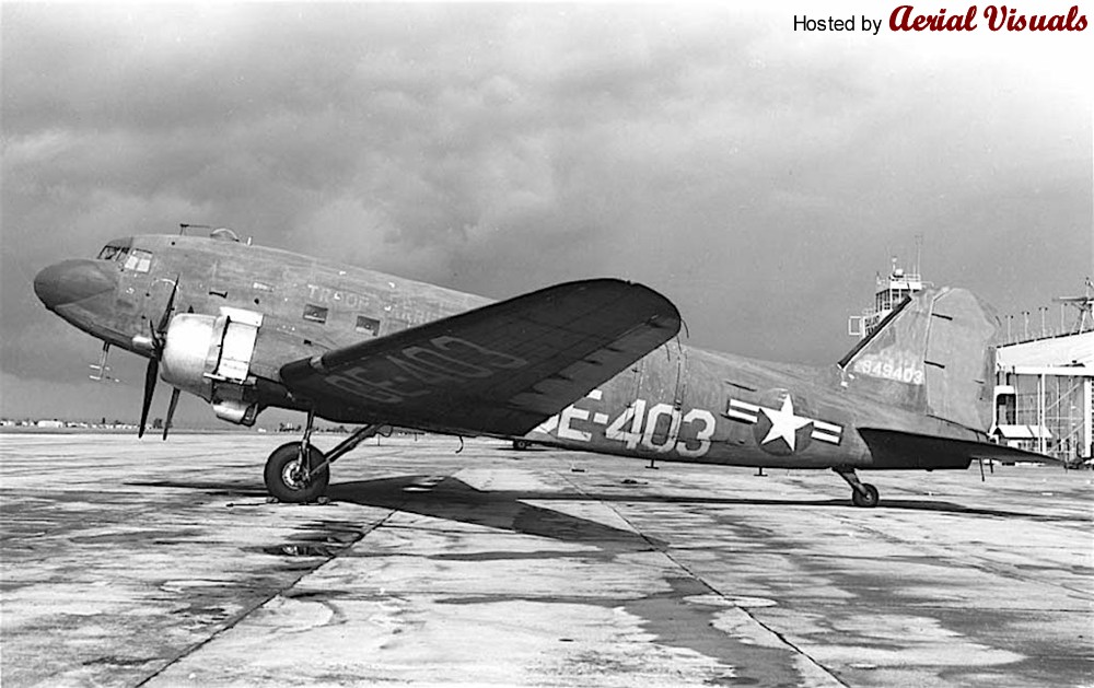 Aerial Visuals - Airframe Dossier - Douglas C-47, s/n 43-49403 USAAF, c ...